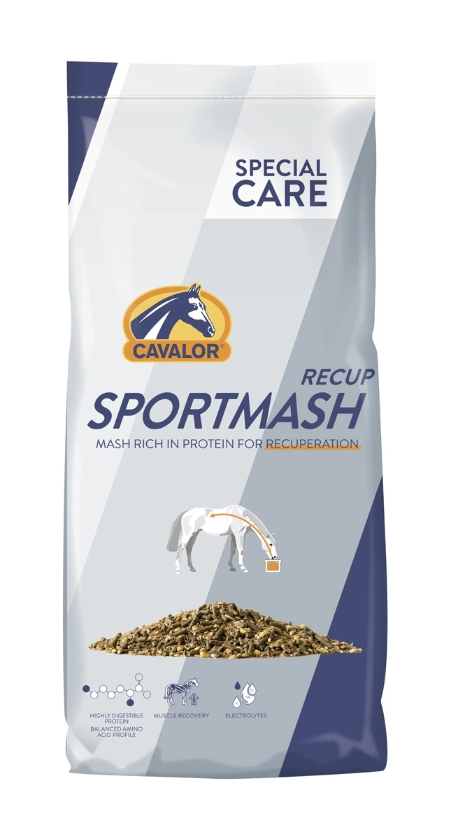 Mesz dla koni sportowych Cavalor Sportmash Recup 15 kg