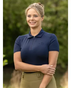 Koszulka polo jeździecka damska Covalliero S/S 2026