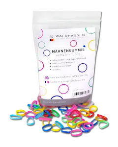 Gumki do grzywy wielokolorowe Waldhausen