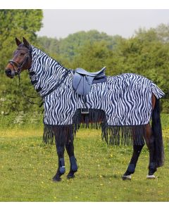 Derka siatkowa Zebra z frędzelkami