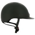 KASK EQUITHÈME „GLINT MAT” czarny, błyszcząca czarna wstawka konturowa