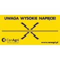 Tabliczka ostrzegawcza 10 x 20 cm CanAgri