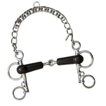 Pelham gumowy pojedynczo łamany Feeling