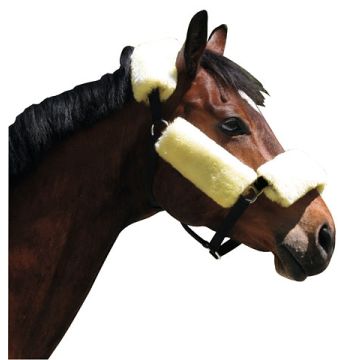 Zestaw futer z jagnięcej skóry do kantara