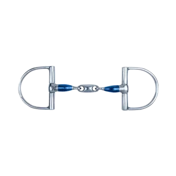 Wędzidło podwójnie łamane anatomiczne D-Ring Waldhausen Sweet Iron 