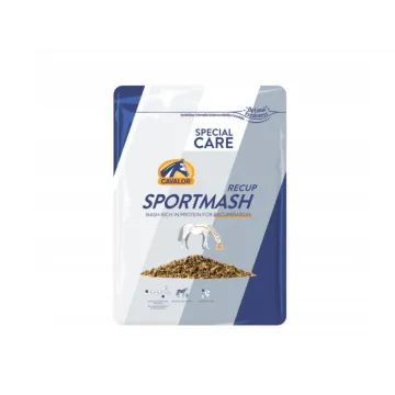 Mesz wysokobiałkowy z elektrolitami dla koni Cavalor Sportmash Recup 1,5kg