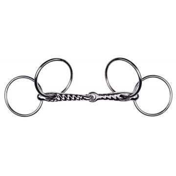 Wędzidło zaprzęgowe 4-pierścienie EKKIA 