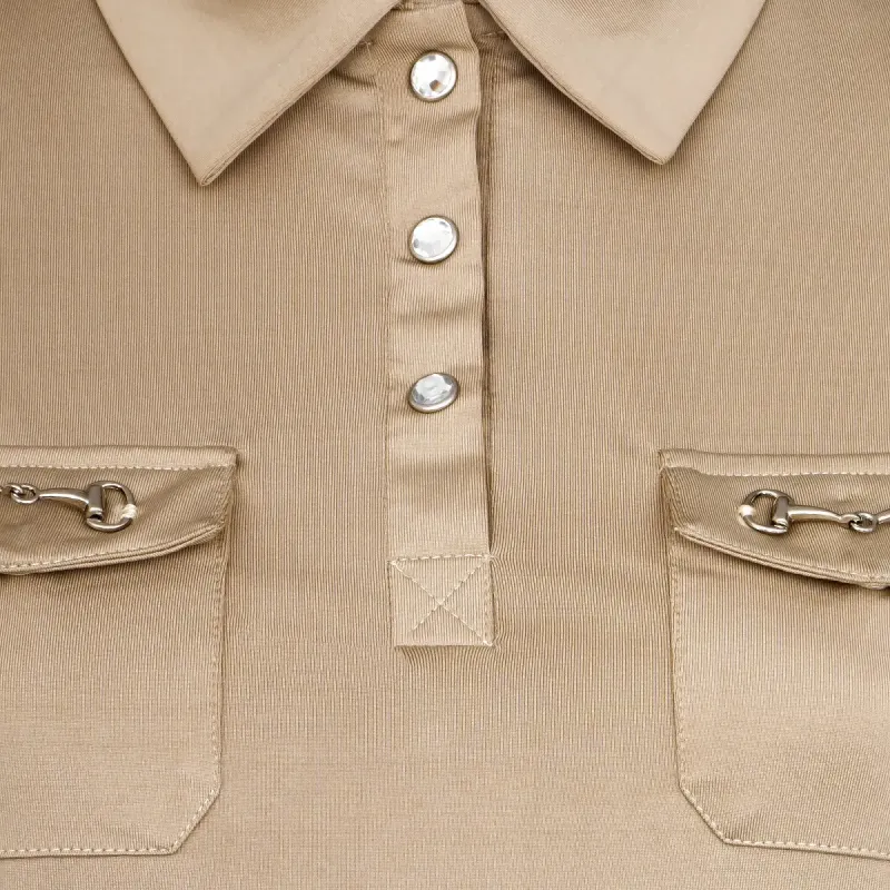 Koszulka jeździecka polo Equestrian Queen Khloe SS25