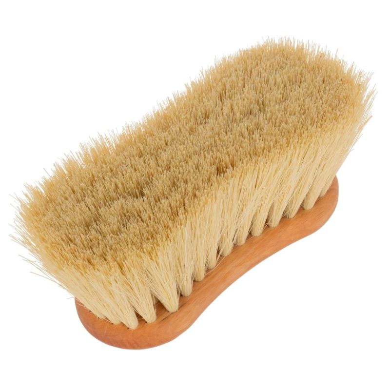 Szczotka dla konia miękka drewniana MagicBrush włókno 7 cm