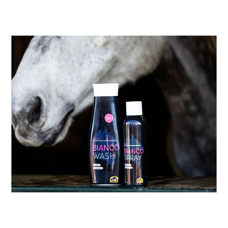 Suchy szampon dla koni Cavalor Bianco Spray 200 ml