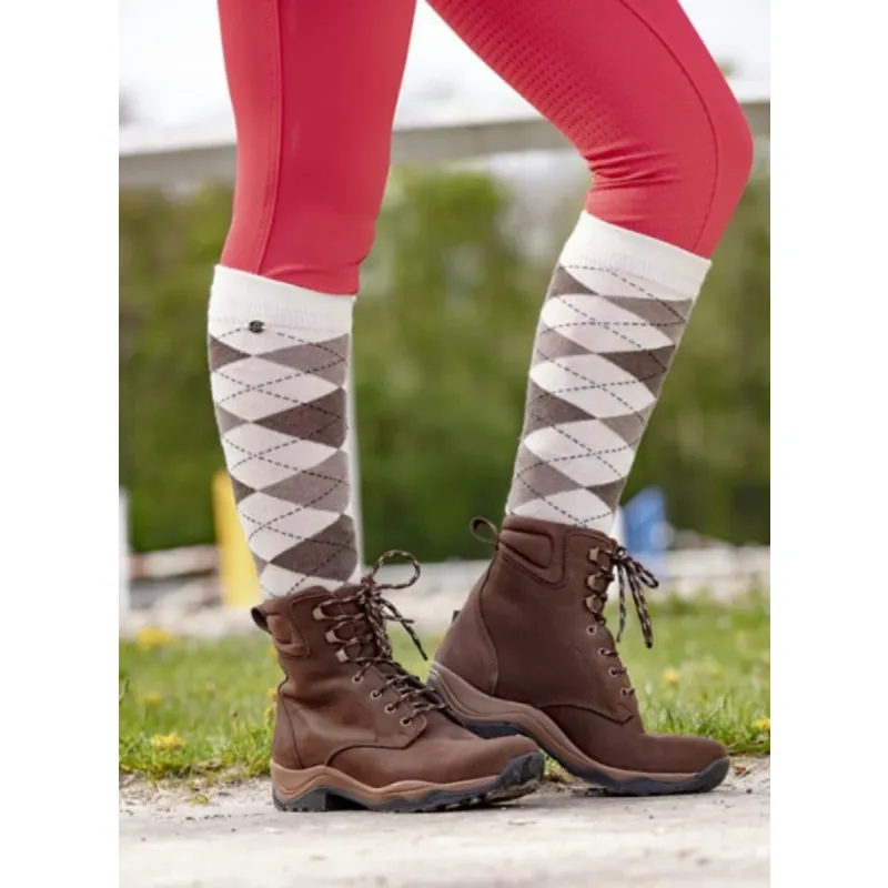 Podkolanówki jeździeckie EquiTheme Argyle