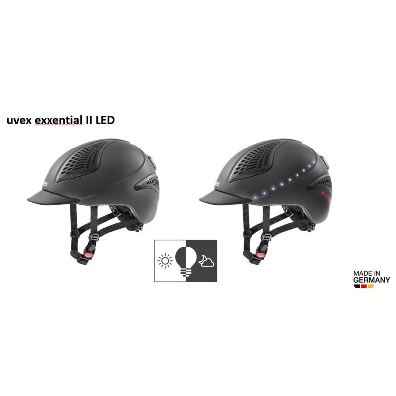 Kask jeździecki Uvex Exxential II LED
