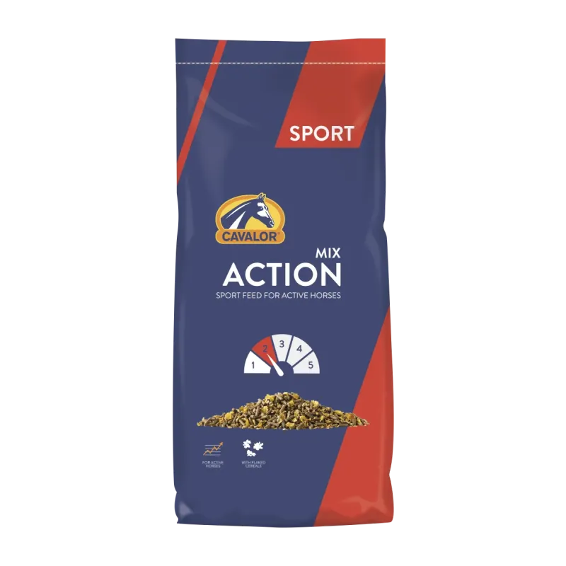 Pasza energetyczna dla koni sportowych Cavalor Action Mix 20 kg
