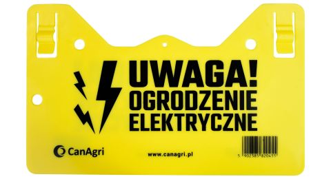 Tabliczka ostrzegawcza16 x 26 cm Can Agri