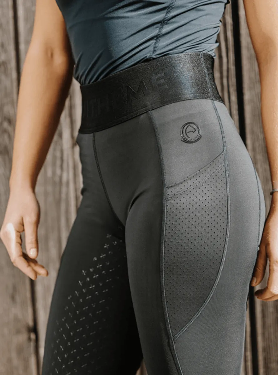 Legginsy w kolorze szarym EquiTheme